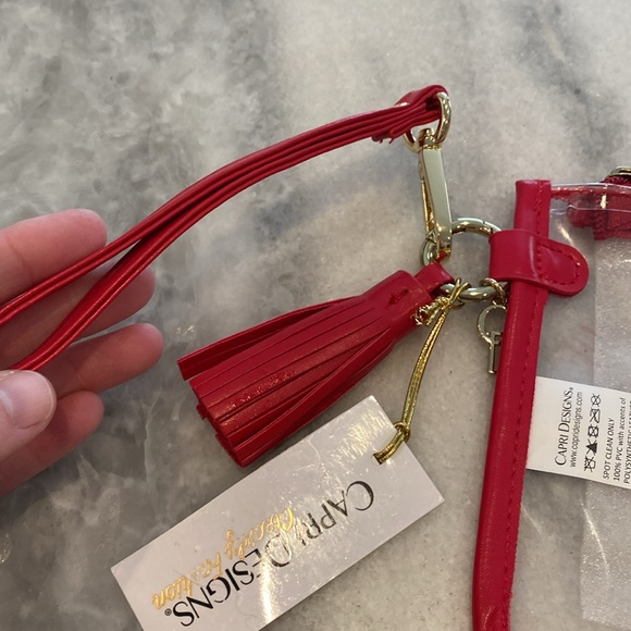 Capri designs University of Alabama clear wristlet bag - Picture 7 of 12